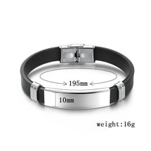 Load image into Gallery viewer, From Mom to Son - Steel & Silicone Bracelets